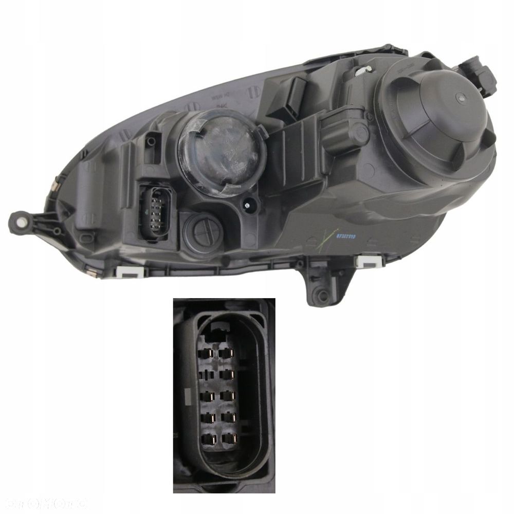 Reflektor Lampa Przód Tyc Vw Golf V 5 1k 2003-2010 Jetta 1k5 2005-2010 kpl - 3