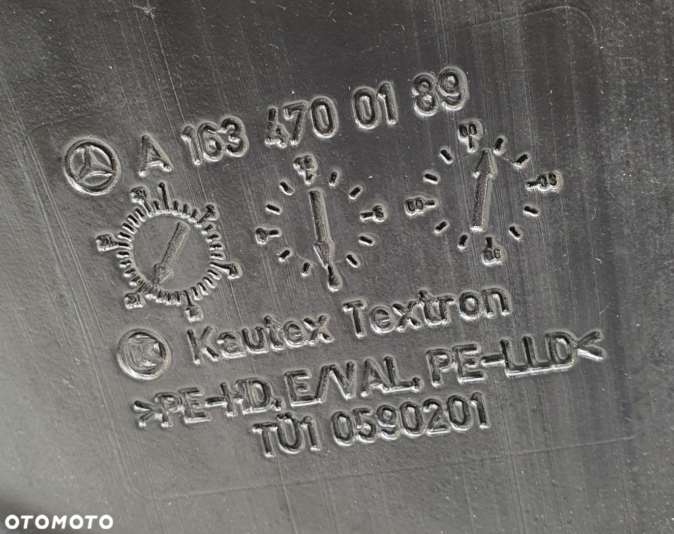 ZBIORNICZEK PŁYNU FAP MERCEDES ML W163 A1634700189 - 4