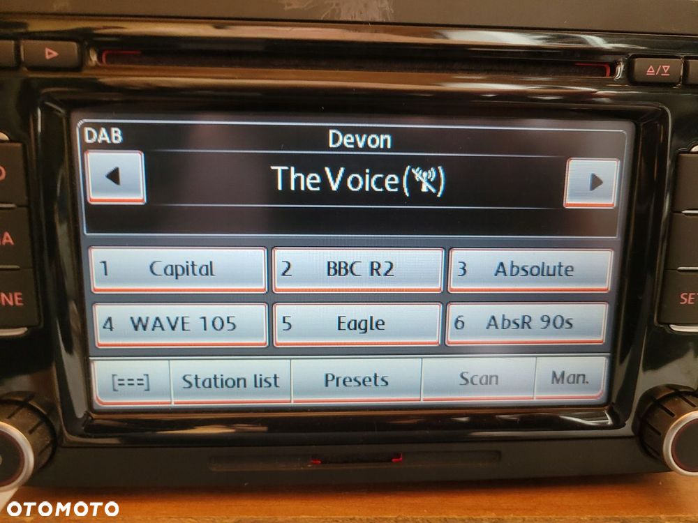 VW PASSAT B6 B7 GOLF V VI TOURAN RADIO DOTYKOWE 3C8035195H DAB Z KODEM - 2