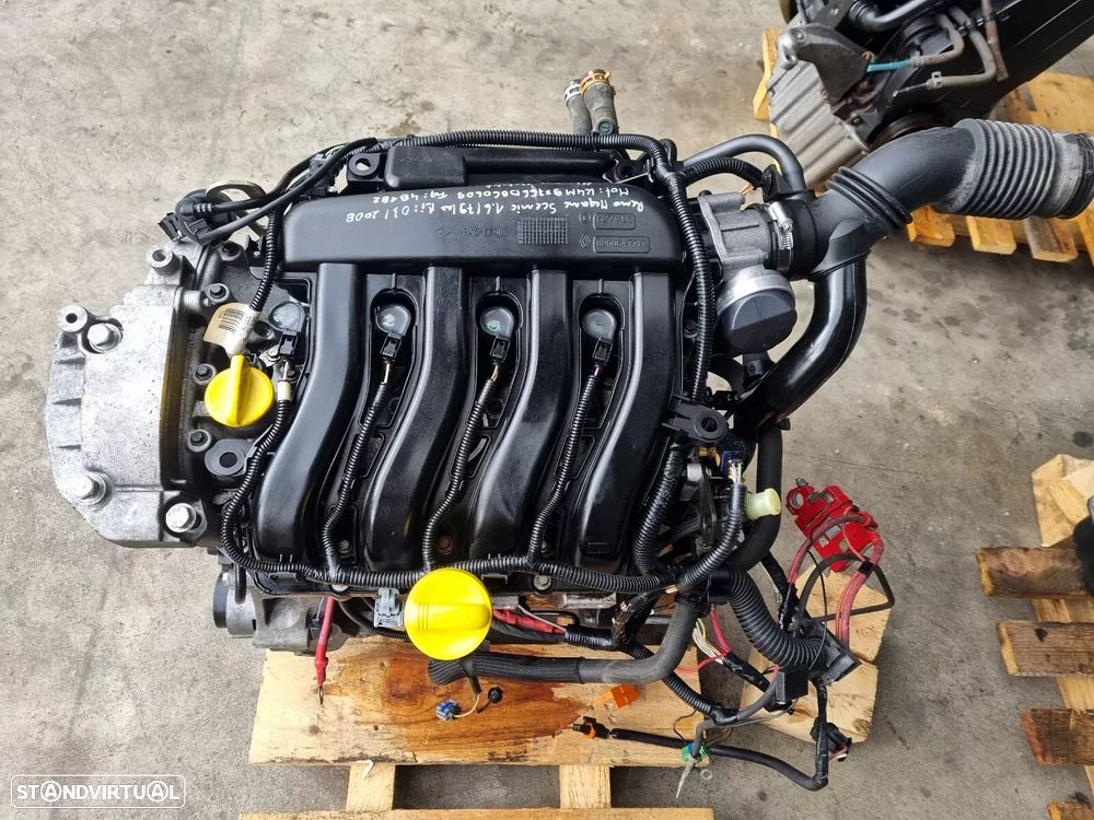 .Motor Completo Renault Scenic II 1.6 16V K4M9766 - 1