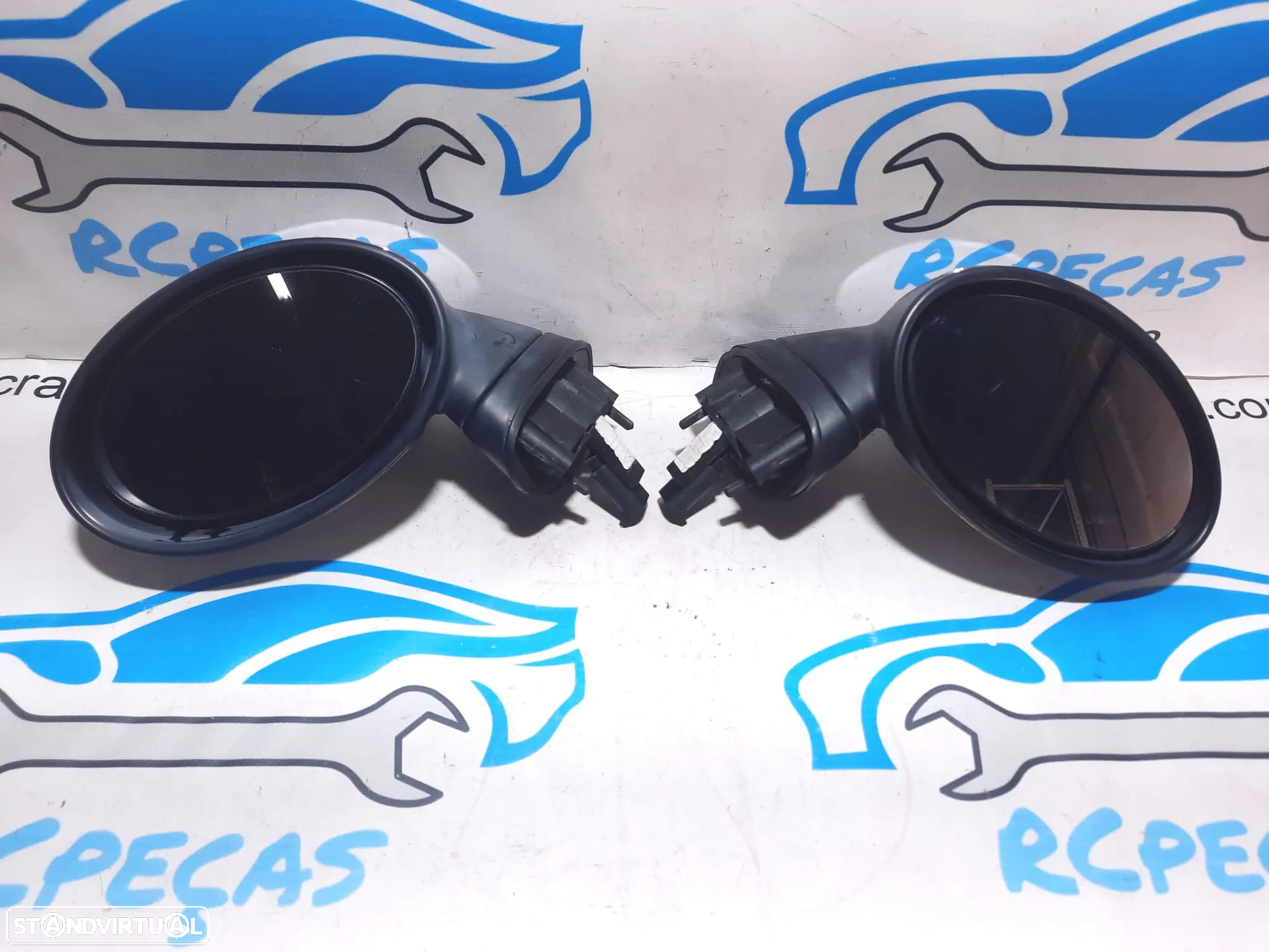 .ESPELHO RETROVISOR ESQUERDO DIREITO MINI COOPER R52 CABRIO 51167192470 7192470 51167192471 7192471 COOPER R53 R50 CROMADO ESPELHOS RETROVISORES ELETRICO AQUECIDO - 2