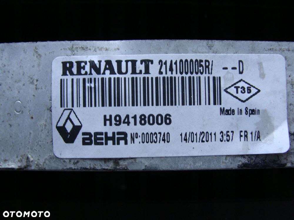 chłodnica wody intercooler klima wentylatory laguna iii 2.0 dci - 6