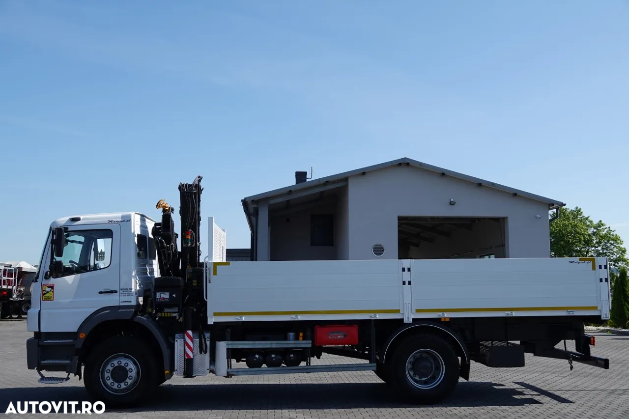 Mercedes-Benz AXOR 1829 / 4X2 / TRANSMISIE - 6 M / HDS HIAB 122 BS-3 / extensie: 10 M / CAPACITATE MAXIMA DE RIDARE 4 600 KG / MANUAL / RADIO CONTROL / ANVELOPE 100% / IMPORTAT - 7