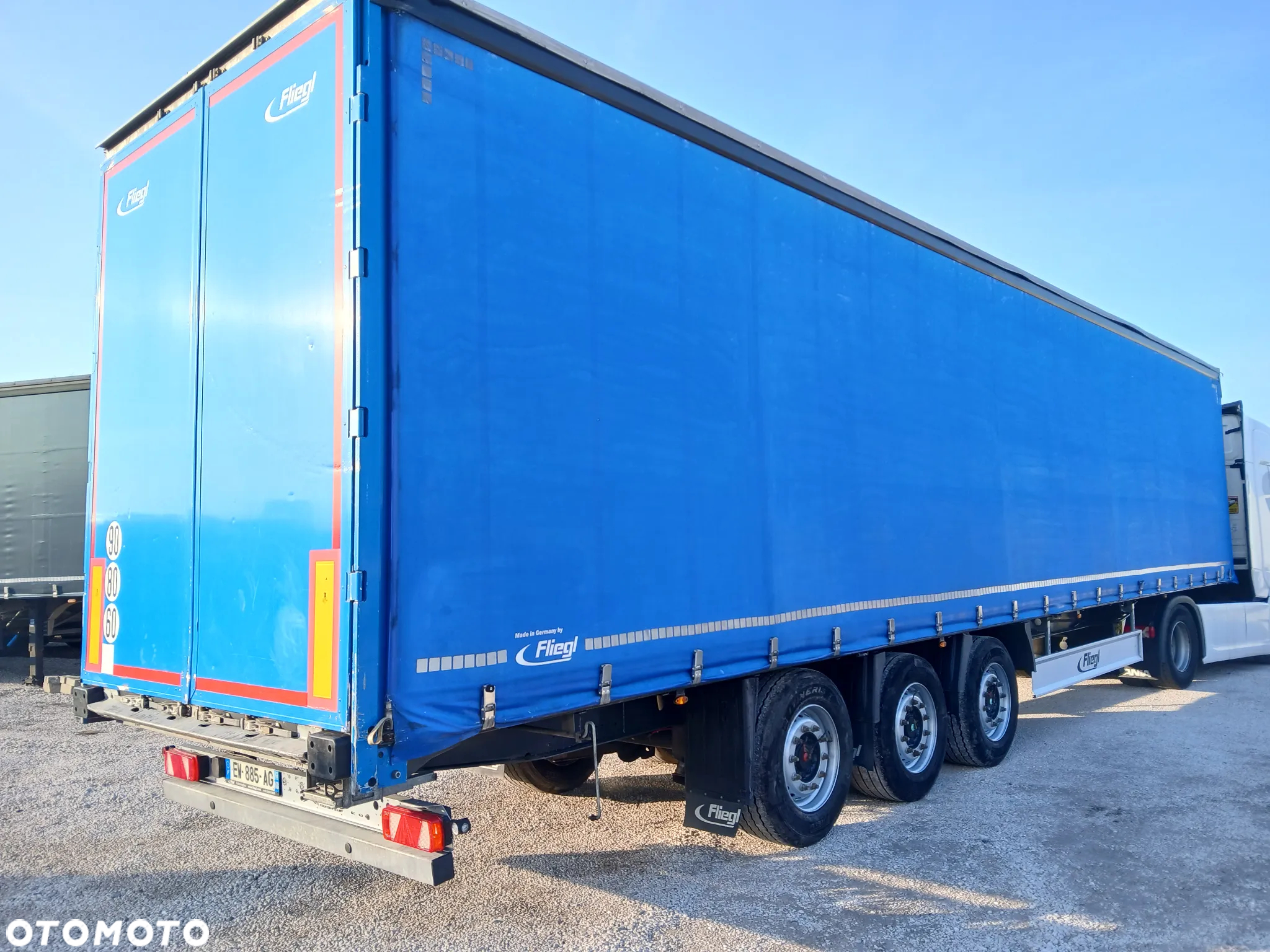 Fliegl Firanka, 2 unoszone, Alu, Sprowadzona - 2