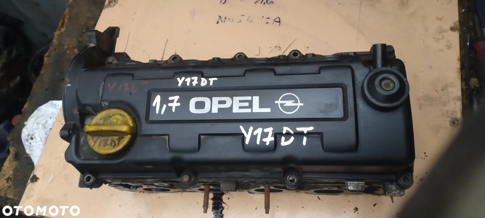 OPEL ASTRA 1,7 isuzu Y17DT  corsa głowica pokrywa wałki - 1