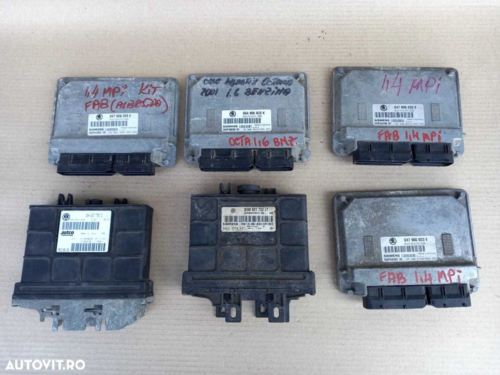 Skoda Fabia Octavia Vw Golf Polo Beetle Passat Seat, calculator ECU. - 5