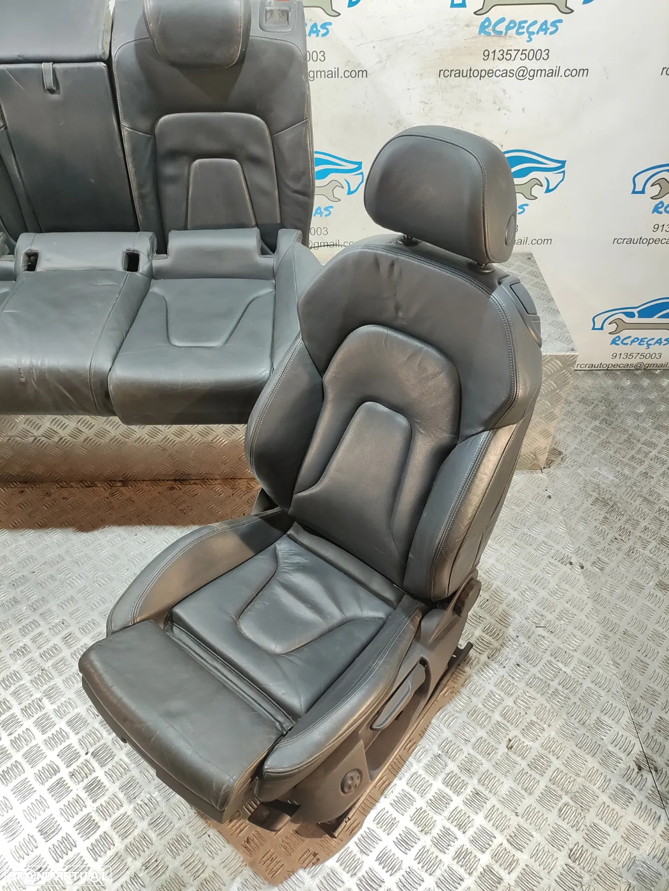 Conjunto Bancos Pele Audi A5 8T 8T3 Coupe S Line S-Line 3 Portas eléctricos - 12