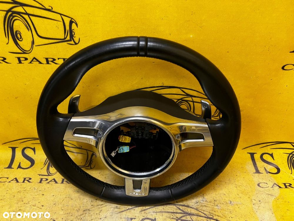 KIEROWNICA SKÓRZANA ZMIANA BIEGÓW PORSCHE CAYENNE 7P5 TURBO S SPORT CHRONO - 2