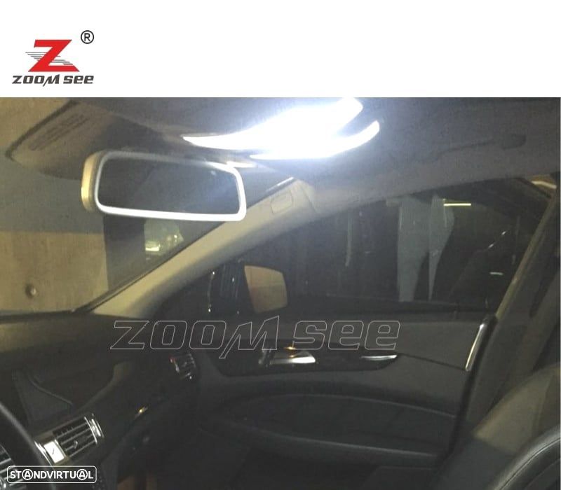 KIT COMPLETO DE 19 LÂMPADAS LED INTERIOR PARA MERCEDES E CLASE W210 WAGON E420 E320 1995-2001 - 3