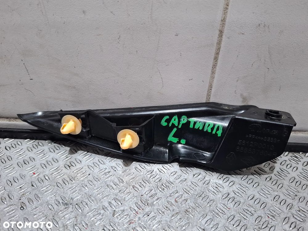 Narożnik zakończenie podszybia Renault Captur I lewe nr 668637604R - 2