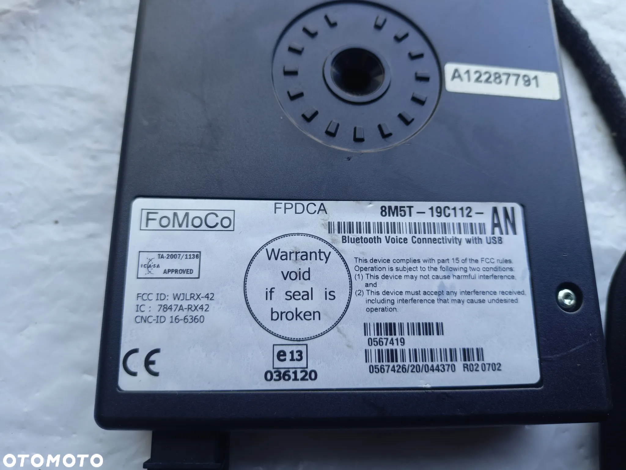 MODUŁ BLUETOOTH USB KUGA MK1 MONDEO MK4 8M5T-19C112-AN - 3