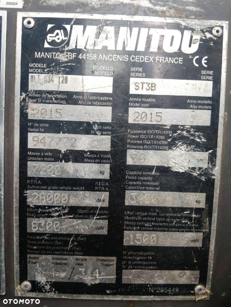 Manitou MLT 634 120 - 23