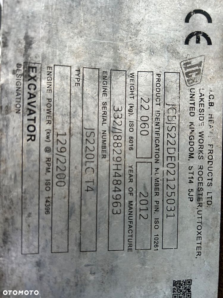 JCB JS220 - 26