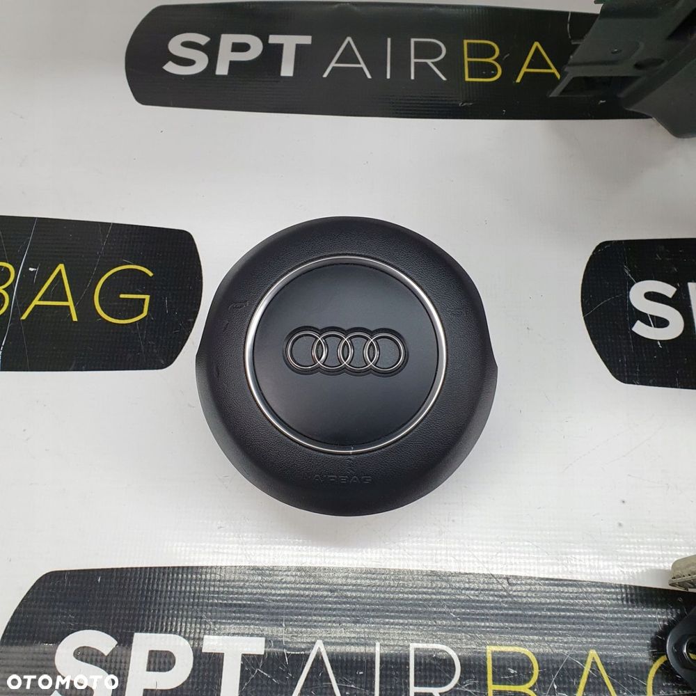 AUDI Q3 8U DESKA ROZDZIELCZA KONSOLA KOKPIT PULPIT PODUSZKI AIRBAG AIR BAG PASY KIT SET - 6