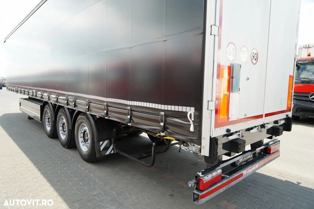 Schmitz Cargobull / CORTINĂ / STANDARD / COȘ PENTRU PALEȚI / AXE SAF / - 12