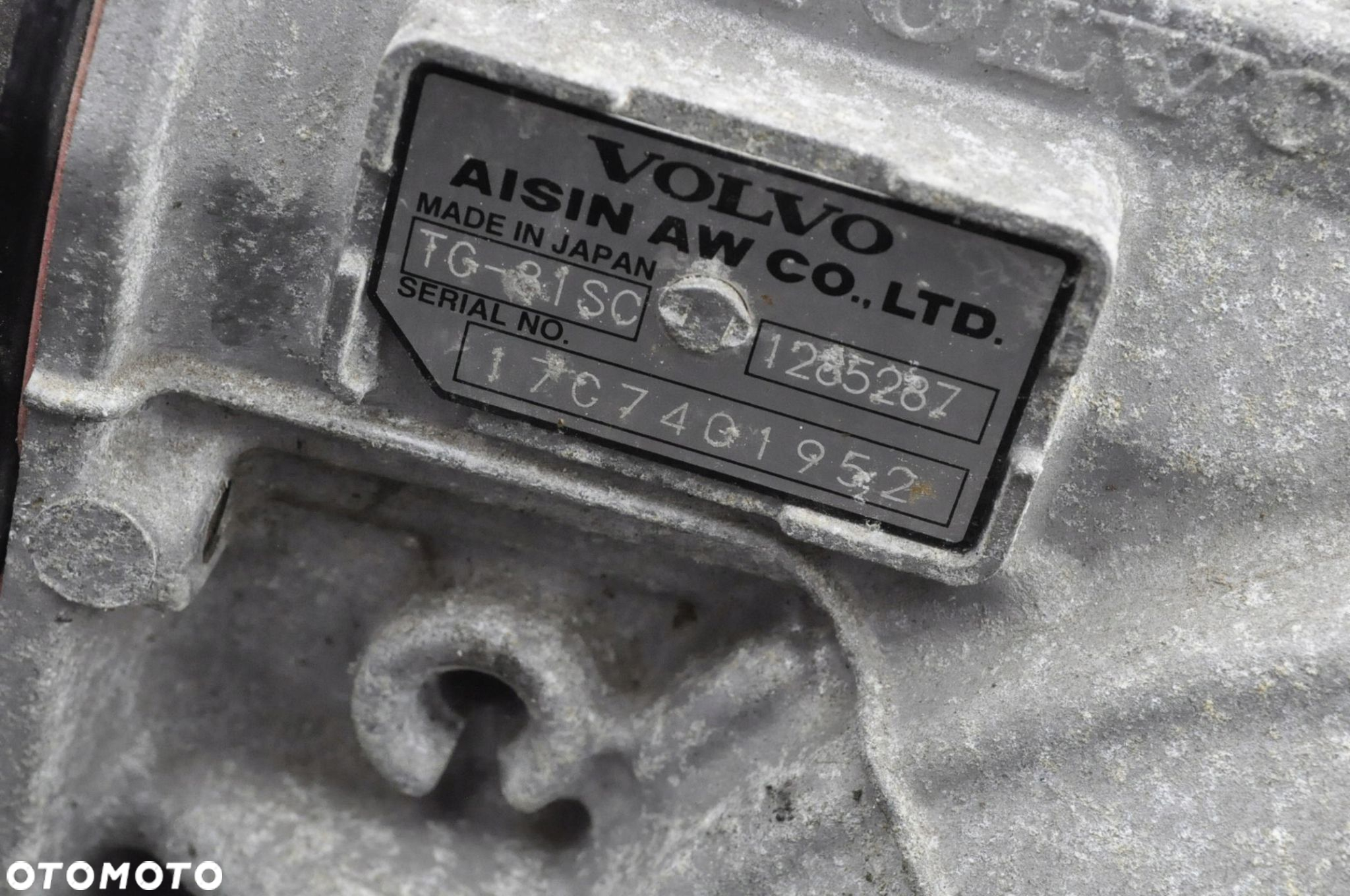 VOLVO S60 V60 XC60 V70 S80 SKRZYNIA BIEGÓW  TG-81SC 1285287 3 TYŚKM - 3