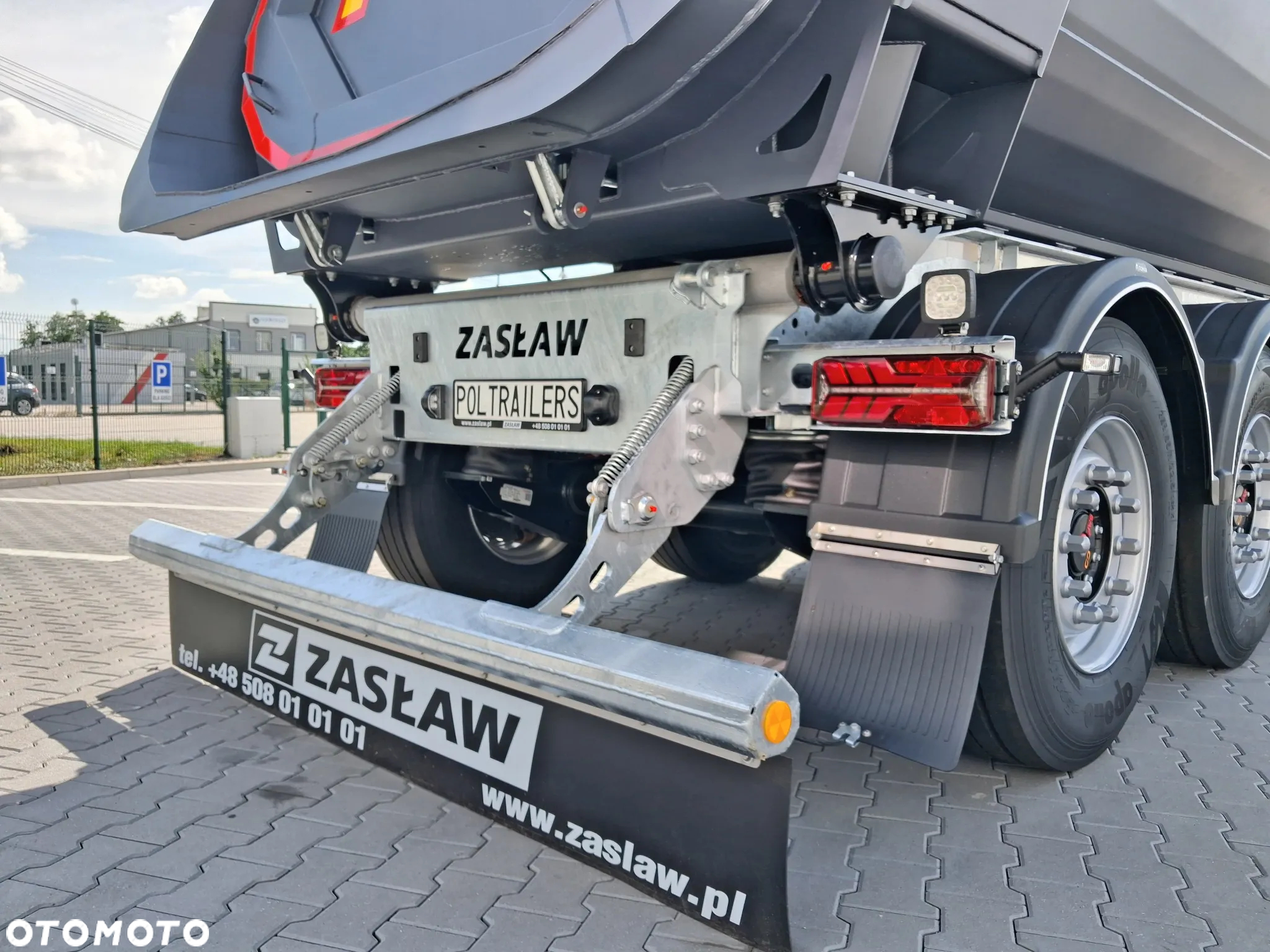 Zaslaw NOWY MODEL // Elektryczna plandeka // CAŁA HARDOX 500 24/27m3 - 5