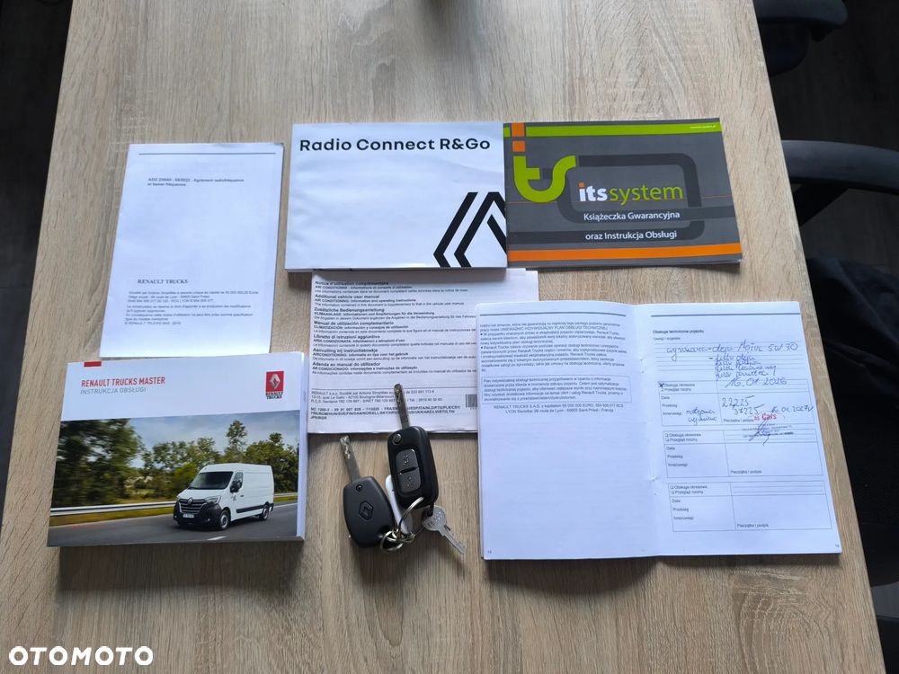 Renault Master 2,3 165KM, Plandeka 12 Palet, 2x Firana, Przebieg 23 tyś km! Ideał - 38