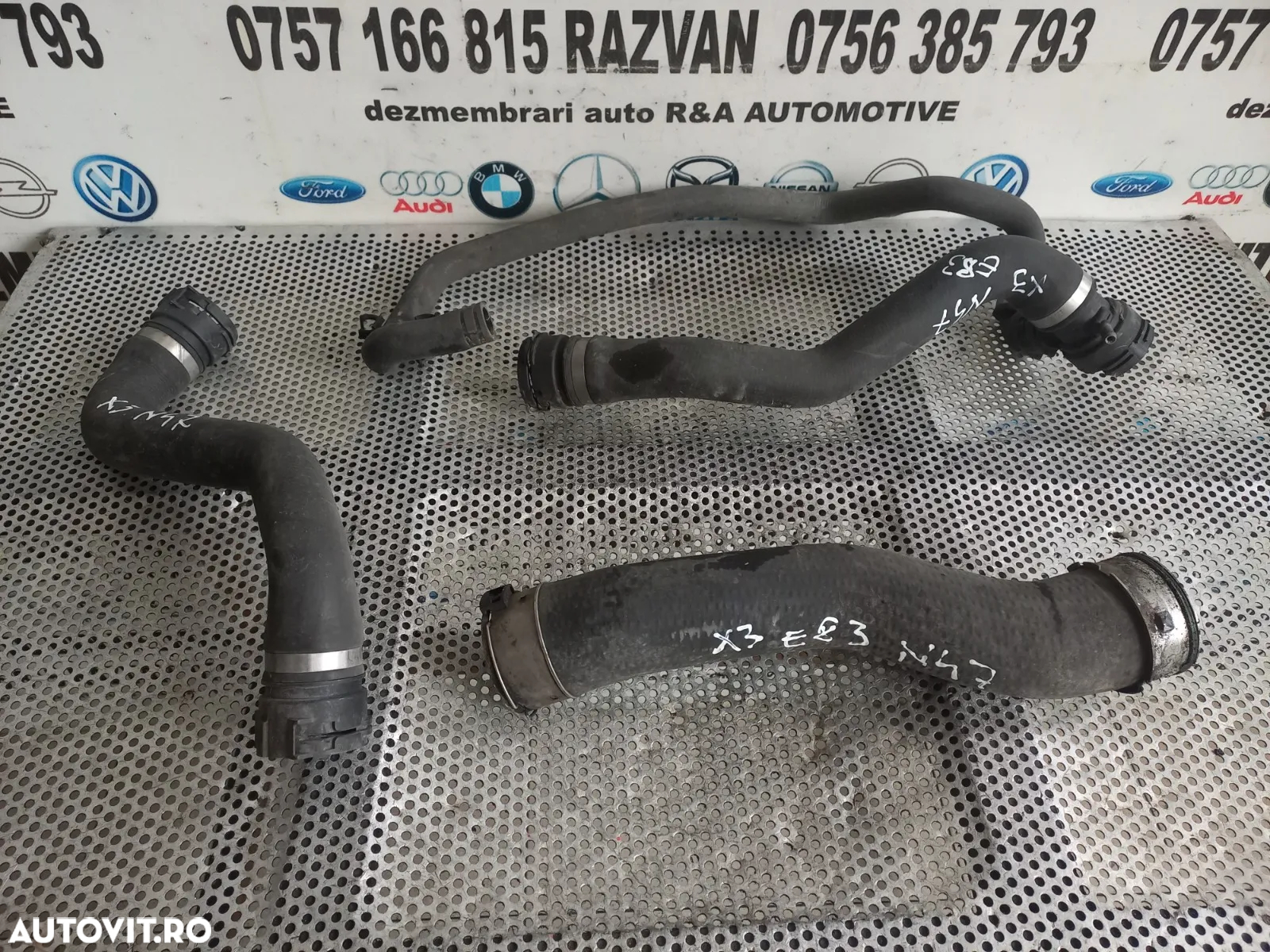 Furtun Conducta Apa Antigel Intercooler Turbo Turbina Bmw X3 E83 2.0 Diesel N47 177 Cai - Dezmembra - 2