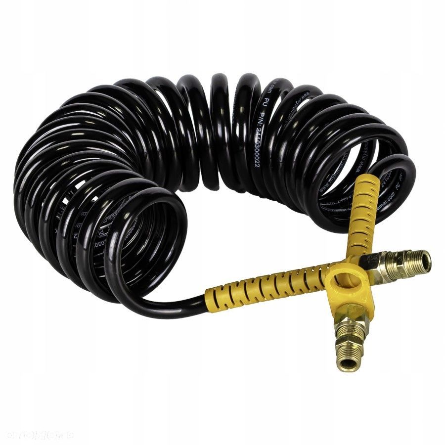 spirala pur m16 czarno-żółta pur 5,5 m - 4