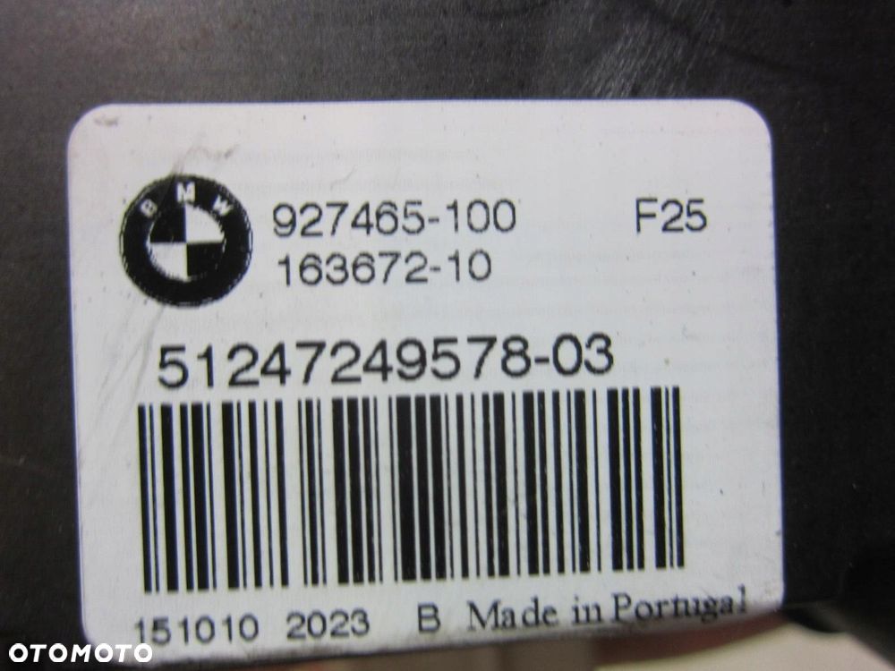 BMW X3 F25 ZAMEK DOCIĄG KLAPY BAGAŻNIKA 7249578 NAPĘD 51247249578 - 7