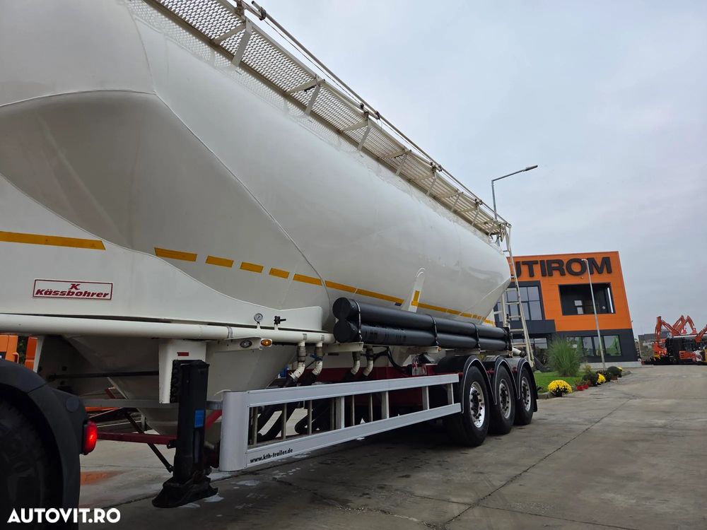 Kaessbohrer Transport CIMENT VRAC, 40mc, Masa propie 5,1t, Jante ALUMINIU, Capacitate 40mc, Axe SAF, Picioare sprijin, Produsa in GERMANIA, rulata in GERMANIA, Posibilitate leasing-PROMOTIE 29.900 EUR+Tva - 13