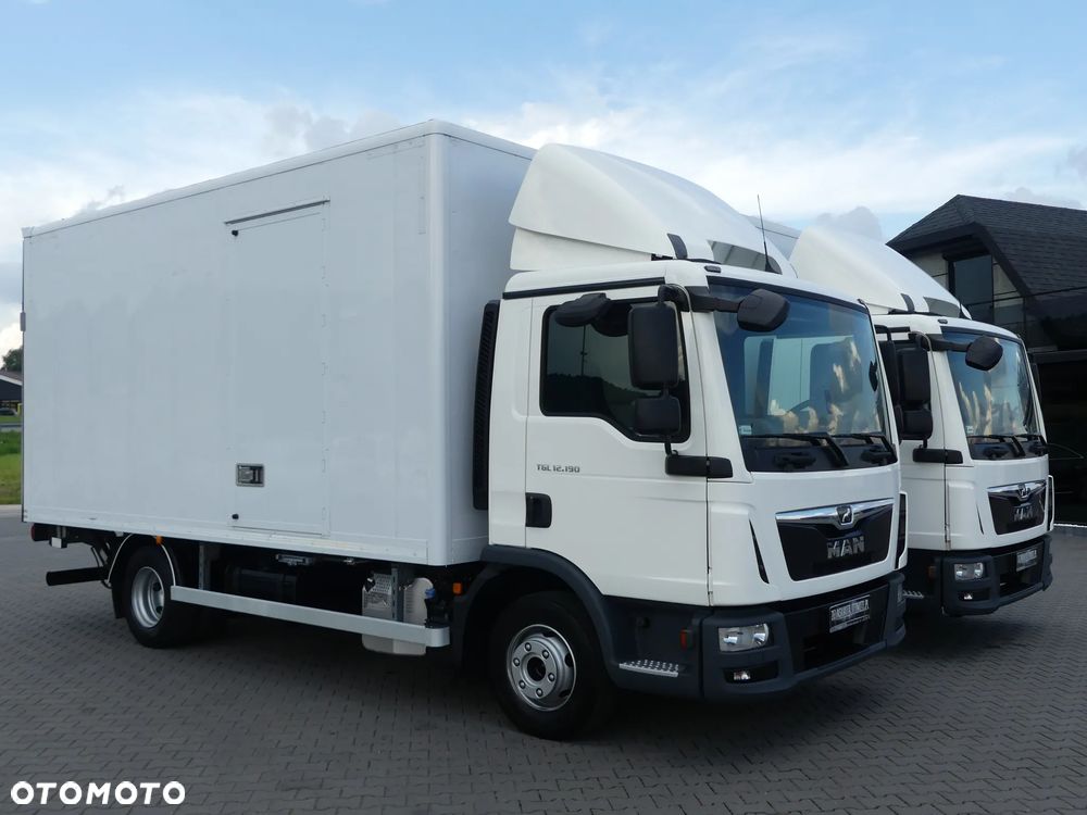 MAN TGL 12.190 / EURO 6 / KONTENER + WINDA / NISKI PRZEBIEG / - 12