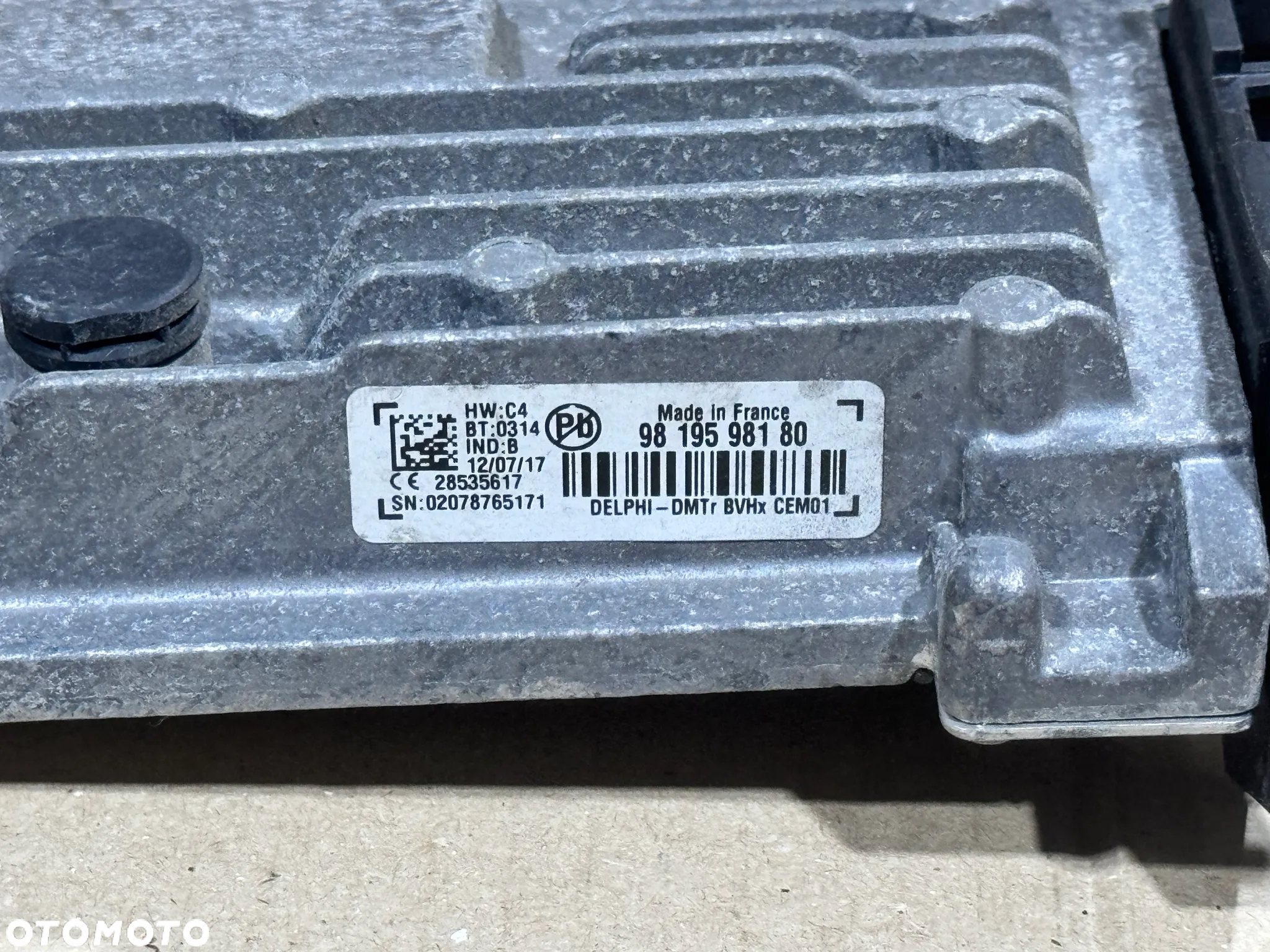 CITROEN C4 II GRAND PICASSO 1.6 THP MODUŁ STEROWNIK START STOP 9819598180 - 3