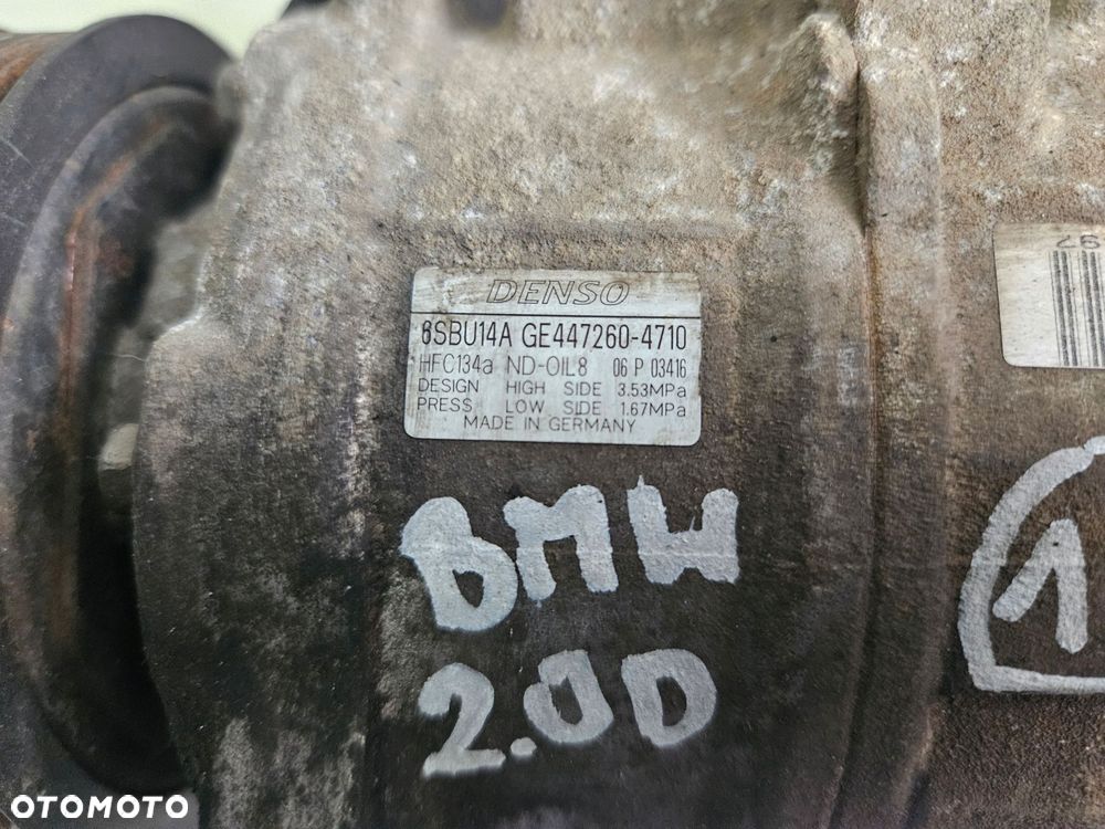 sprężarka klimatyzacji bmw 3 e90 2.0 d n47d20c - 2