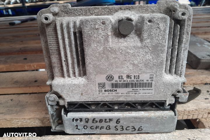 Calculator motor ECU 03L906018 / 0281016309 03L906018 Volkswagen VW G - 1