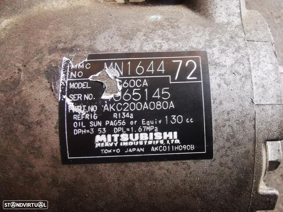 MITSUBISHI COLT COMPRESSOR DE A.C - AC016 - 6