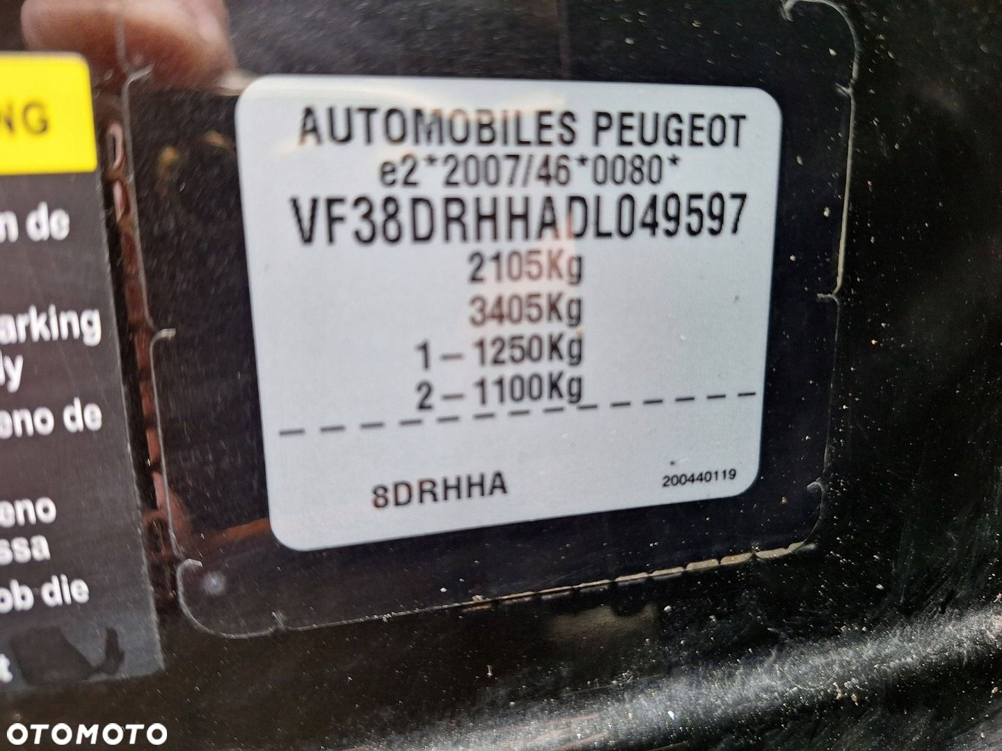Peugeot 508 I 1 8D 8E 10-14 ZDERZAK PRZÓD MASKA LAMPA BŁOTNIK KDMD 2.0 hdi - 4