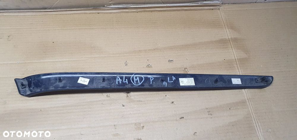 Listwa ozdobna dekor drzwi lewy przód Audi A4 B6 8E0867409G - 5
