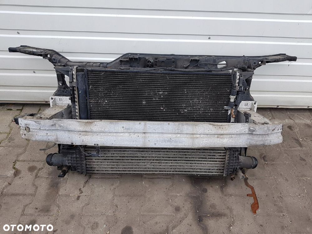 AUDI A4 B8 LIFT 11-15r 2.0 TDI PAS PRZEDNI CHŁODNICE WENTYLATORY MANUAL - 1