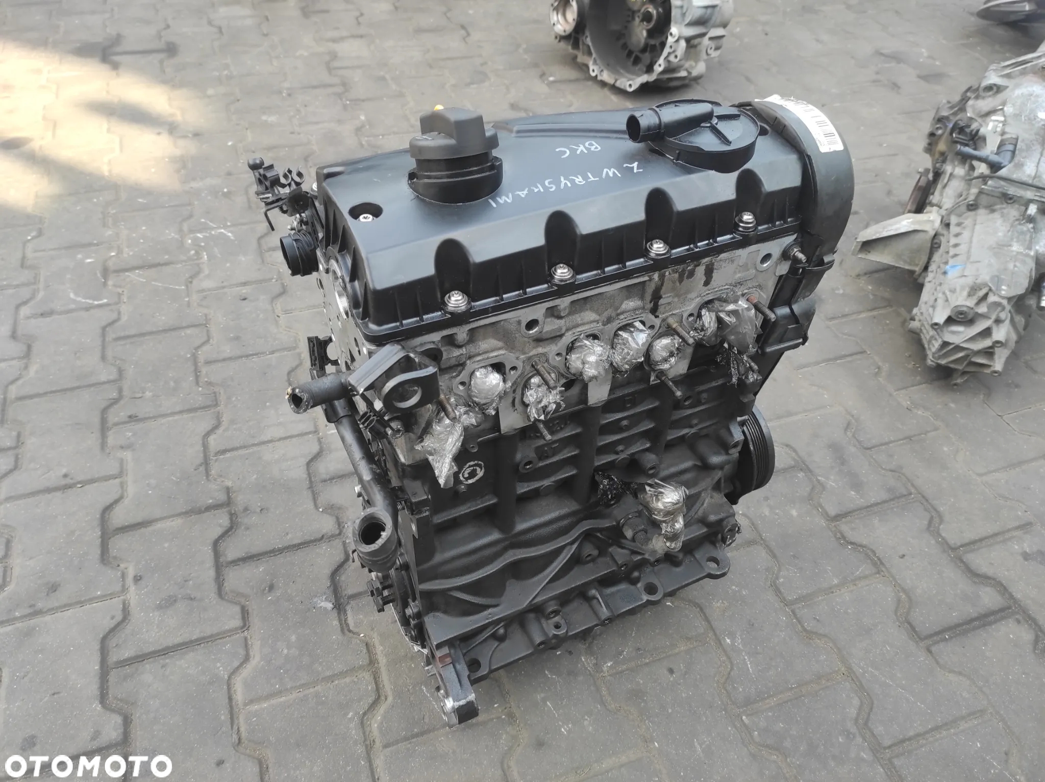 SILNIK SŁUPEK VW AUDI SEAT SKODA 1.9 TDI 105 KM 204TYS BJB BKC BXE BRU AVQ BXF Z POMPOWTRYSKAMI WYSYŁKA !!!!!! - 4