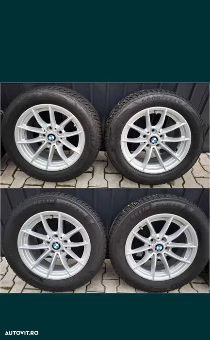 Set Jante BMW R16 Originale + Anvelope Iarna ca Noi! - 2