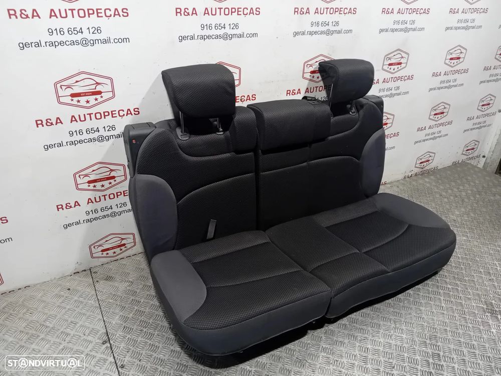 Conjunto de Bancos Trás Traseiro Fiat Stilo 3VR Imaculados Tecido Original - 2