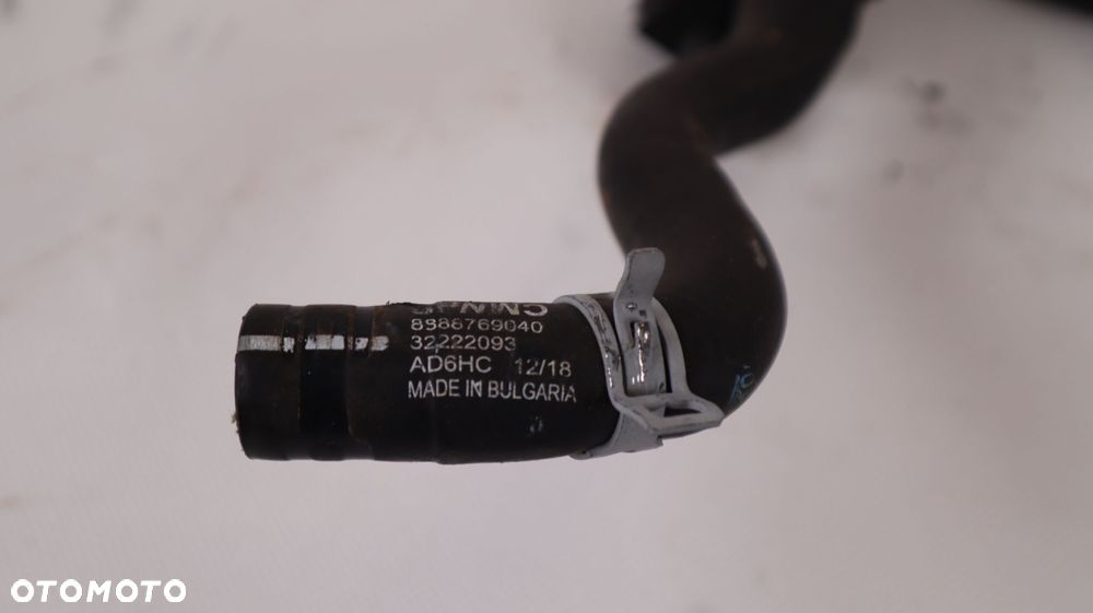 VOLVO XC40 2.0 T4 PRZEWÓD WODY 32222092, 32222093 - 4