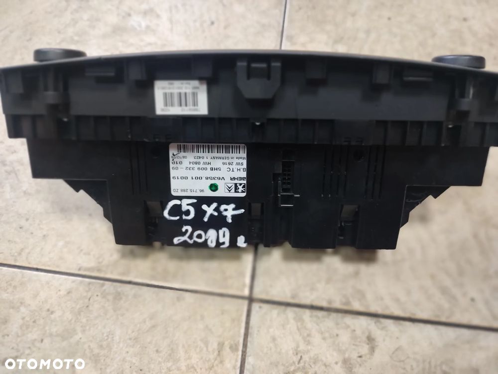 CITROEN C5 III X7 PANEL NAWIEWU 96715288ZD - 3