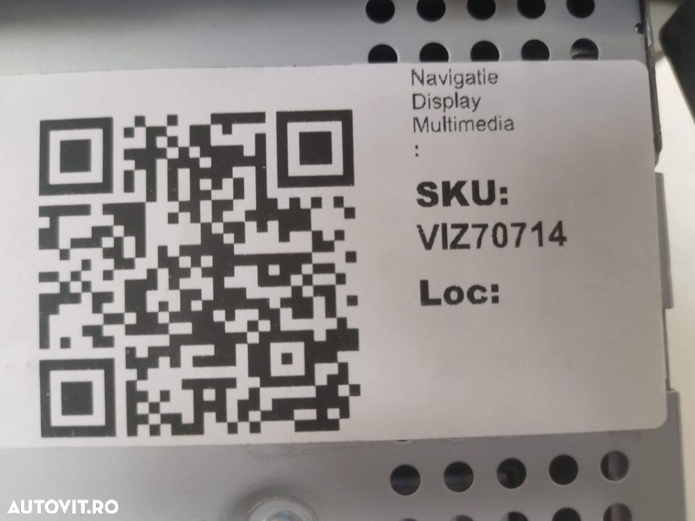 Navigatie Display Multimedia   Skoda Fabia 4 2021 2022 2023 2024 2025 - 8