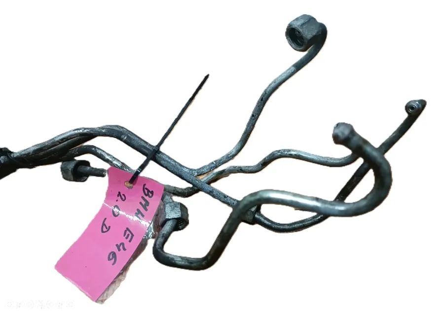 BMW E46 98-07 r. 2,0 D PRZEWODY WTRYSKOWE PRZEWÓD RURKA WĘŻYK EU + - 2