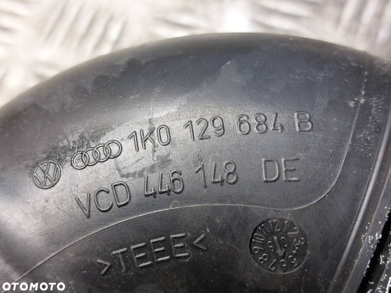 PRZEPŁYWOMIERZ + DOLOT PRZEWÓD RURA GOLF V 1.9 TDI 038906461B - 4