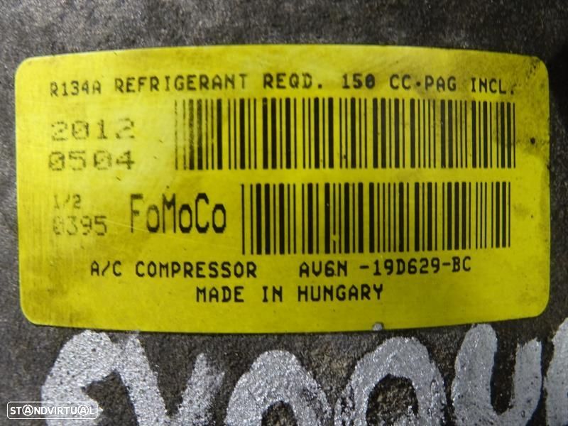 Compressor Do Ac / Ar Condicionado Land Rover Range Rover Evoque (L538 - 7