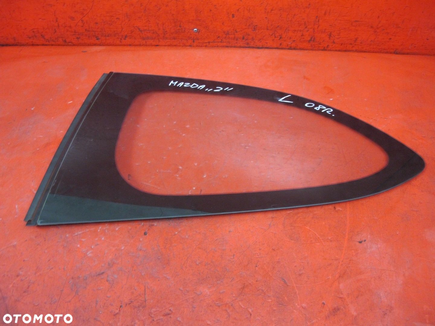 MAZDA 2 II DE 3D 07- SZYBA KAROSERYJNA LEWA TYŁ - 1
