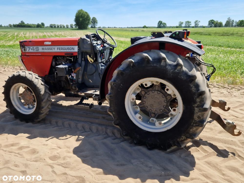 Massey Ferguson 374S 374 Bez Kabiny 70 Koni Perkins 4x4 podobny do  MF 390, Landini 7550, McCormick 745, Same Frutteto 75, Lamborghini Grand Prix 75, Deutz Agroplus 75, New Holland TN75F, Zetor 7245 - 11