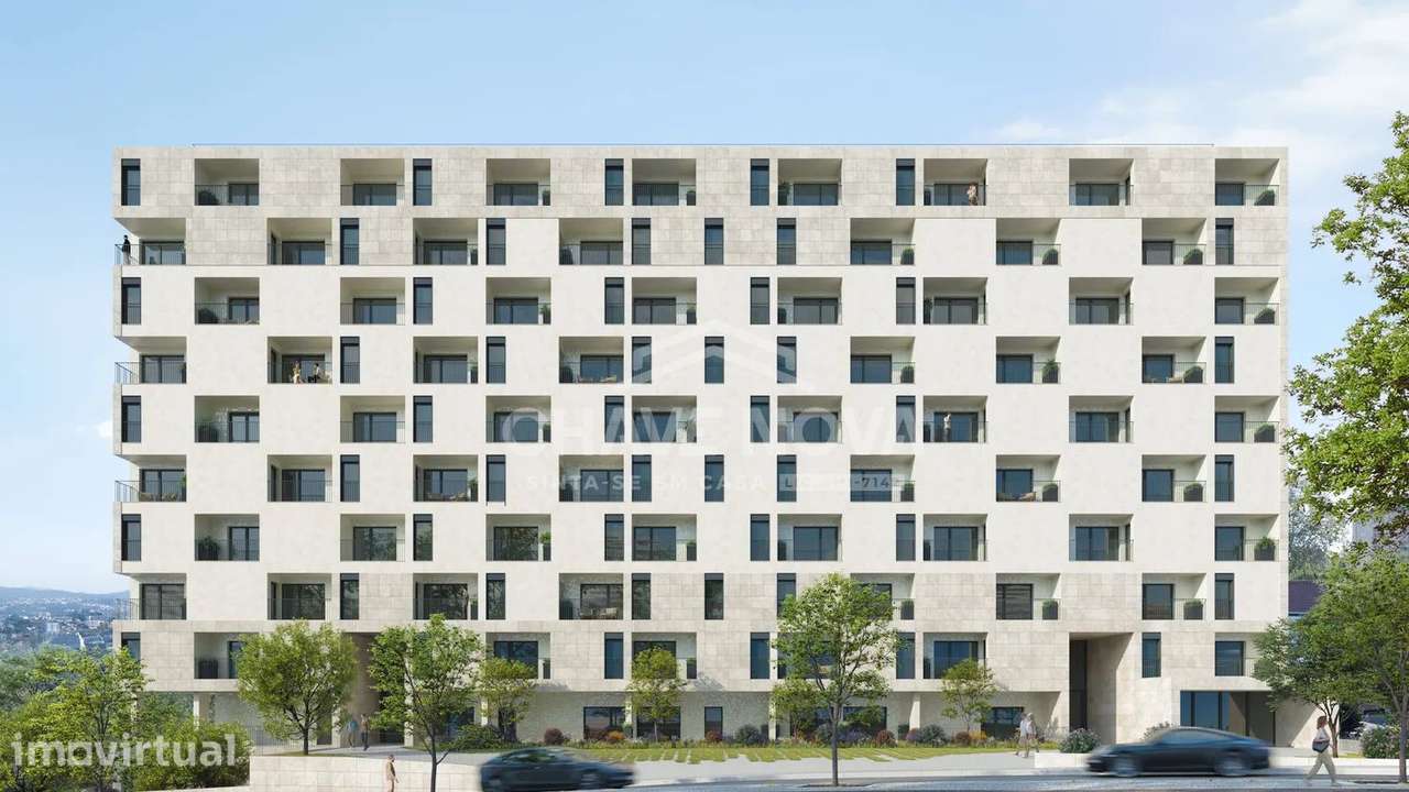 LA- Apartamento T1 Novo, para venda, c/ Lugar de Garagem em Mafamude - Grande imagem: 2/15