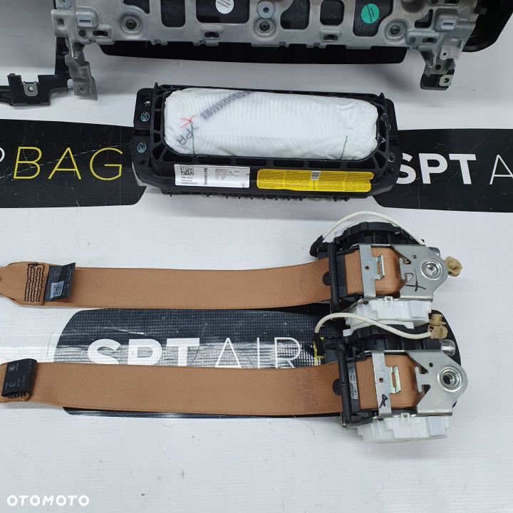 PORSCHE PANAMERA 970 DESKA ROZDZIELCZA KONSOLA KOKPIT PULPIT PODUSZKI AIRBAG AIR BAG PASY KIT SET - 9