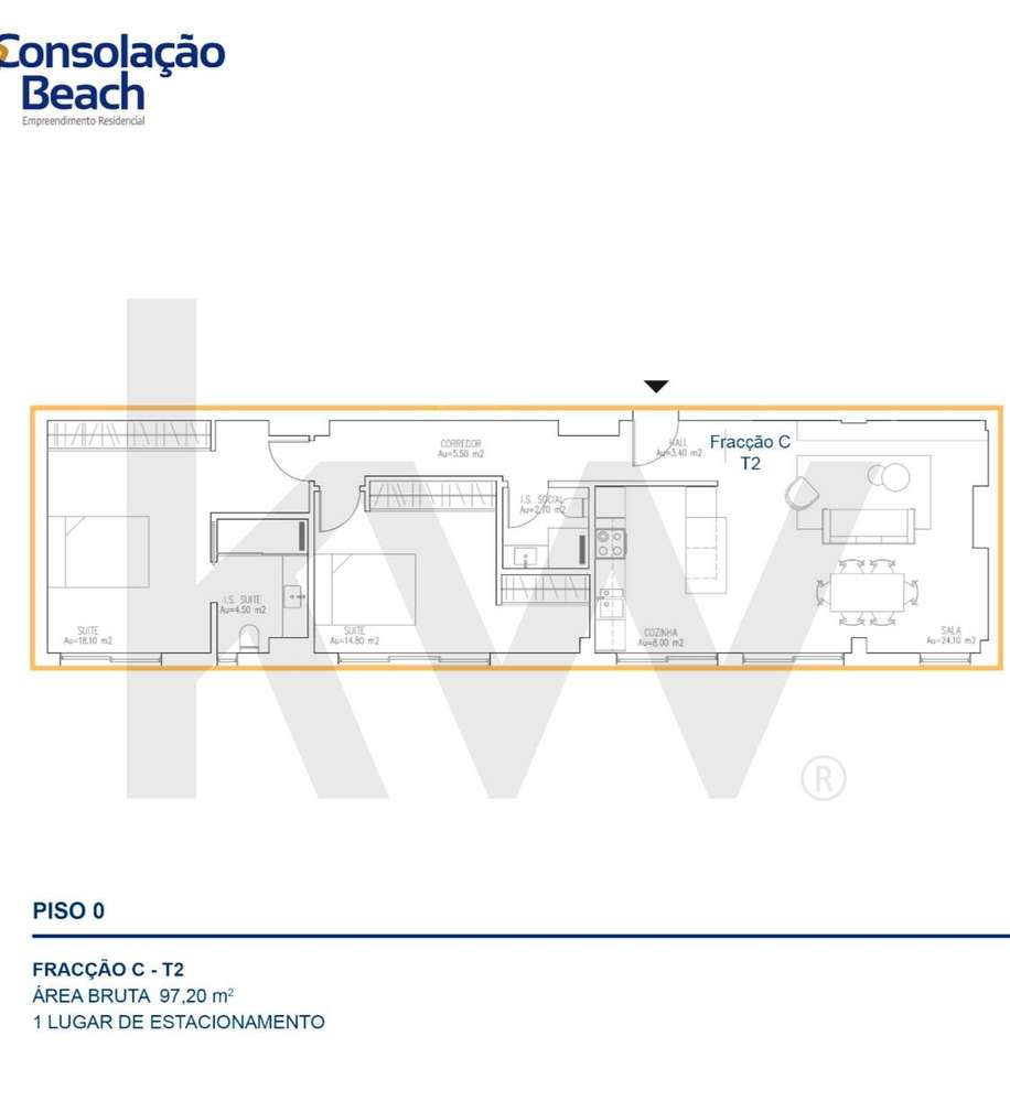 Apartamento T2 na Praia da Consolação – Peniche - Grande imagem: 2/20