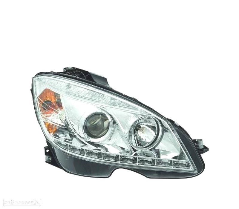 FARÓIS FRONTAIS MERCEDES CLASE C W204 07-11 - 1