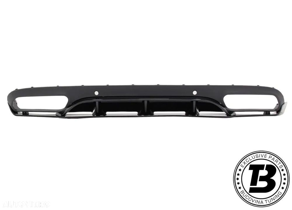 Difuzor Bara Spate Cu Ornamente Evacuare compatibil cu Mercedes C Class C205 A205 C63 Design - 2
